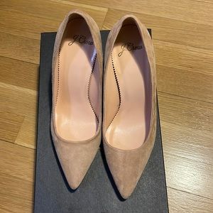 Jcrew suede nude pumps - size 5 brand new